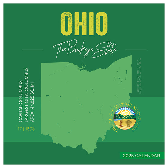 **FINAL SALE** 2025 Home: Ohio Wall Calendar | TF Publishing ...