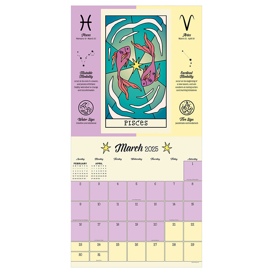2025 Astrology Wall Calendar | TF Publishing | Calendars + Planners - Journals + Stationery 2025-astrology-wall-calendar-tf-publishing-calendars-planners-journals-stationery