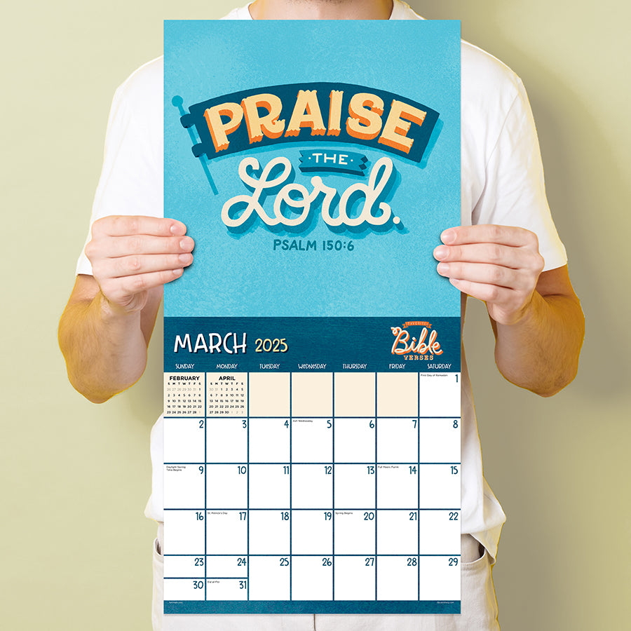 **FINAL SALE** 2025 Bible Verses Wall Calendar