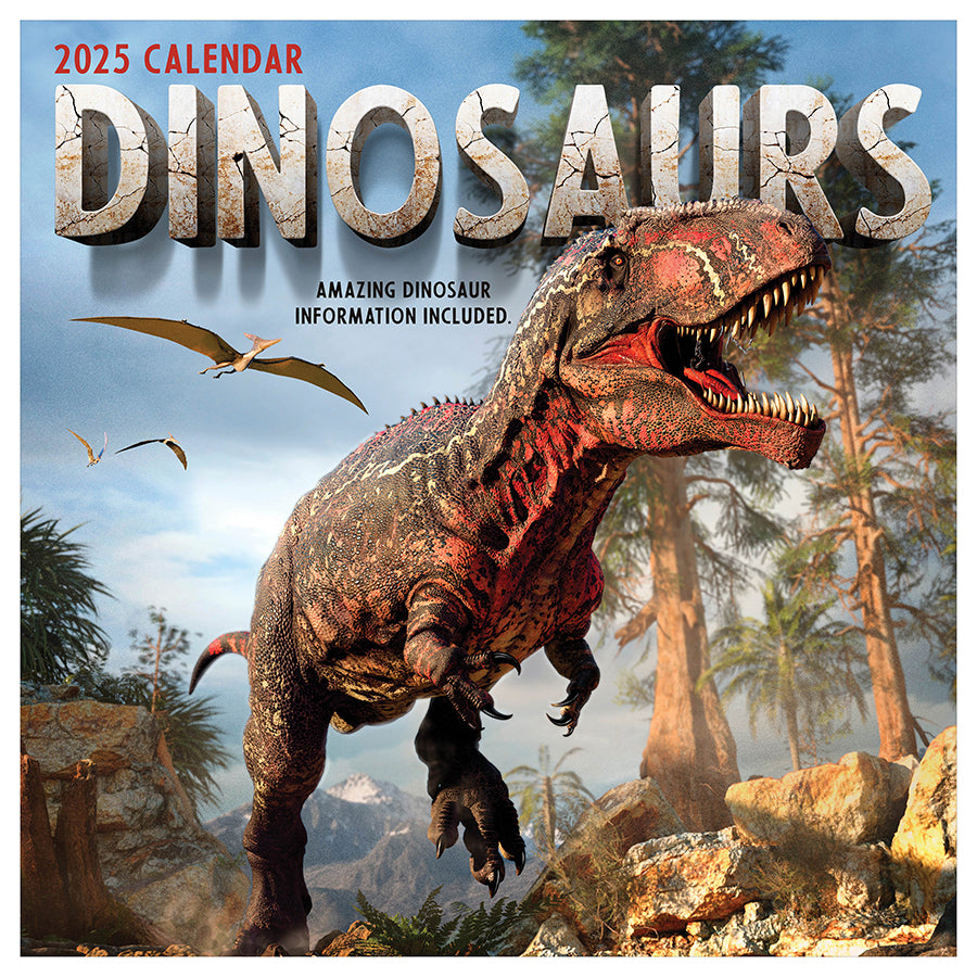 **FINAL SALE** 2025 Dinosaurs Wall Calendar