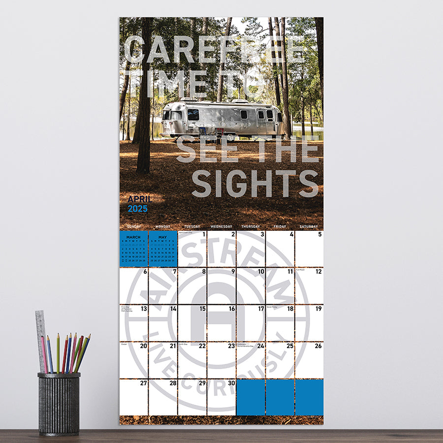 **FINAL SALE** 2025 Airstream: Live Riveted Wall Calendar
