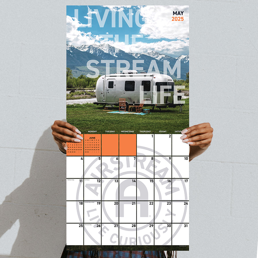 **FINAL SALE** 2025 Airstream: Live Riveted Wall Calendar