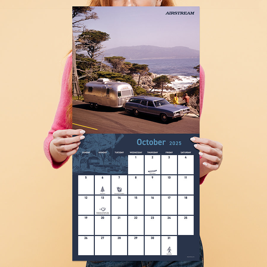 **FINAL SALE** 2025 Airstream: Heritage Wall Calendar