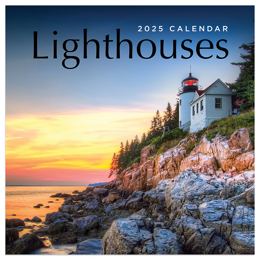 2025 Lighthouses Mini Calendar TF Publishing Calendars + Planners Journals + Stationery