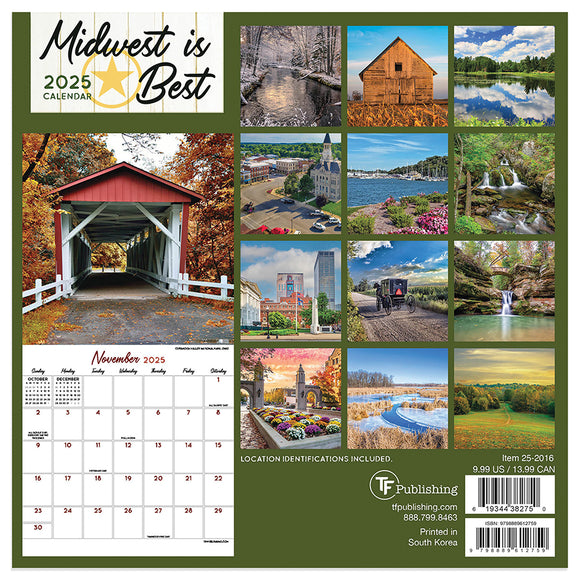 **FINAL SALE** 2025 Midwest Is Best Mini Calendar TF Publishing