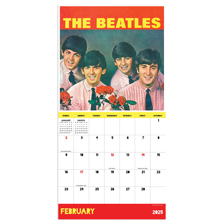 2025 The Beatles Mini Calendar TF Publishing Calendars + Planners The New 2025 The Beatles Calendar For Sale 2025