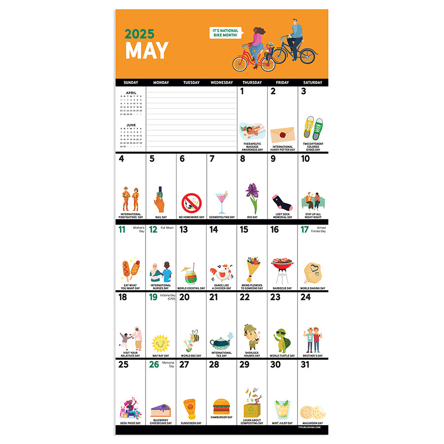 **FINAL SALE** 2025 Every Day's A Holiday Mini Calendar - 0
