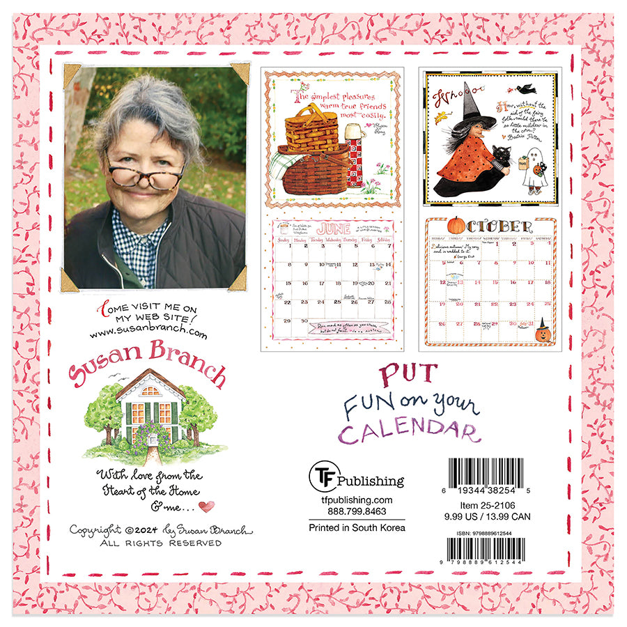 Susan Branch 2025 Mini Calendar