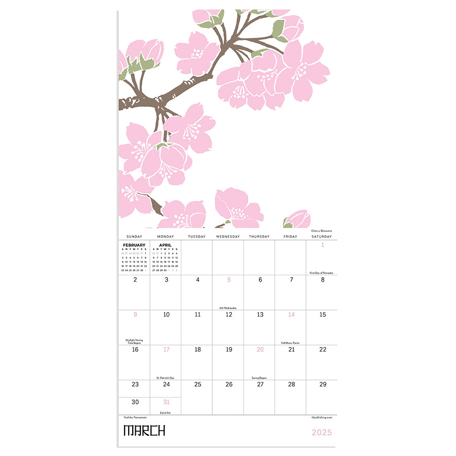 FINAL SALE** 2025 Flower Garden Mini Calendar | TF
