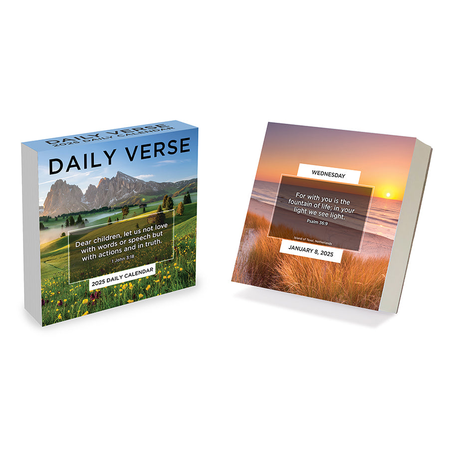 **FINAL SALE** 2025 Daily Verse Daily Desktop Calendar