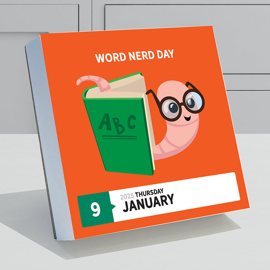 **FINAL SALE** 2025 Every Day's A Holiday Daily Desktop Calendar