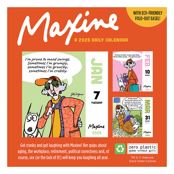 2025 Maxine Daily Desktop Calendar TF Publishing Calendars