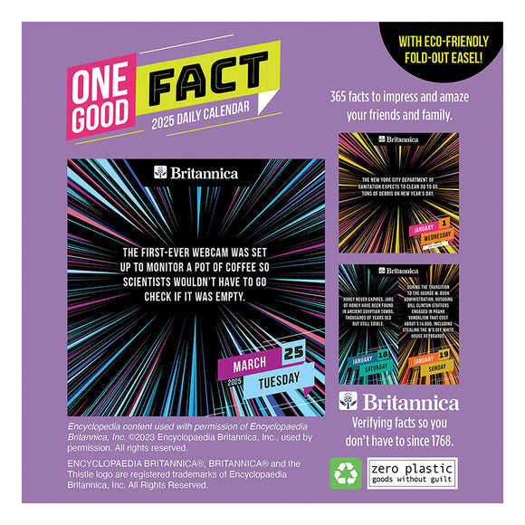 2025 One Good Fact Daily Desktop Calendar TF Publishing Calendars