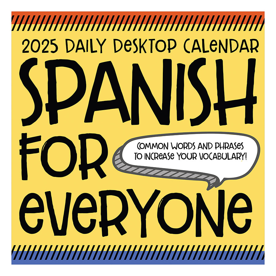 2025 Spanish Words Daily Desktop Calendar TF Publishing Calendars + Planners Journals