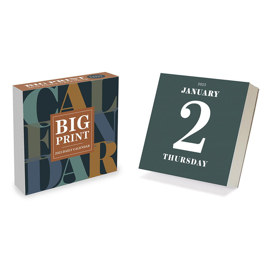 2025 Big Print Daily Desktop Calendar | TF Publishing | Calendars