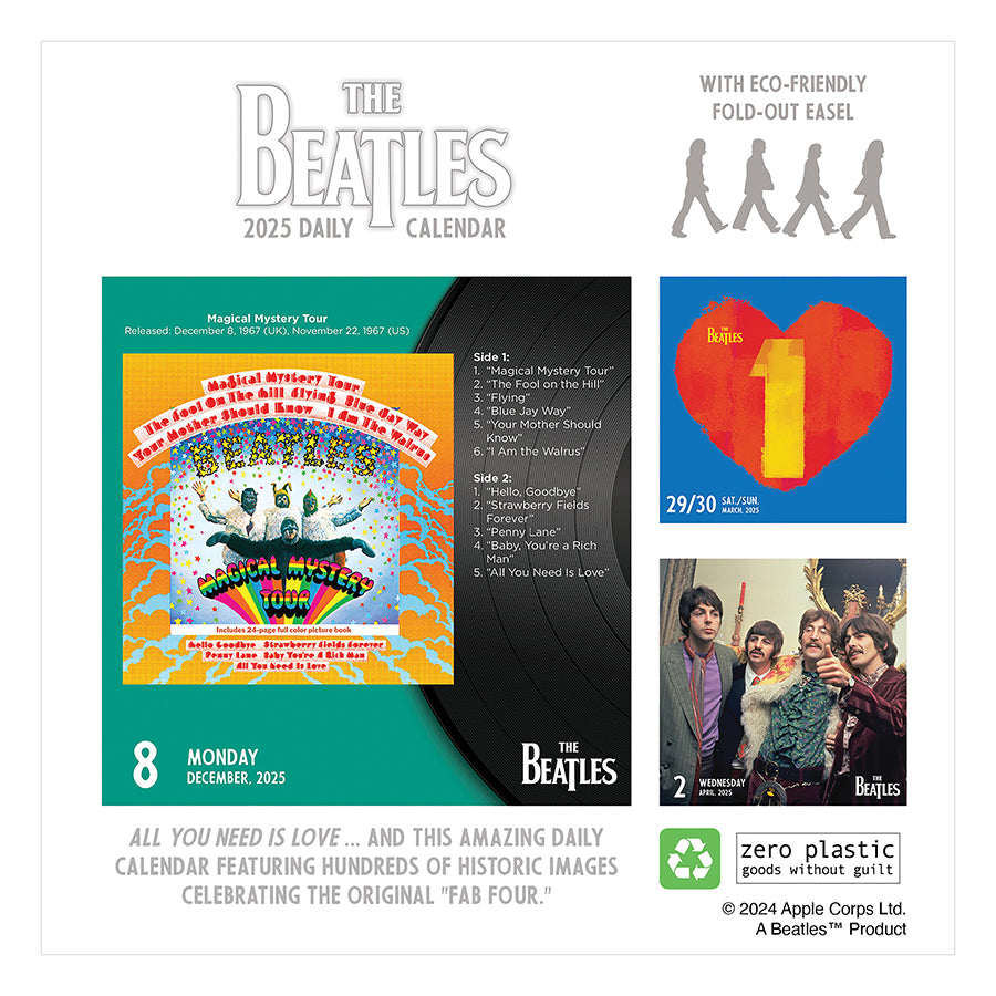 2025 The Beatles Daily Desktop Calendar TF Publishing Calendars