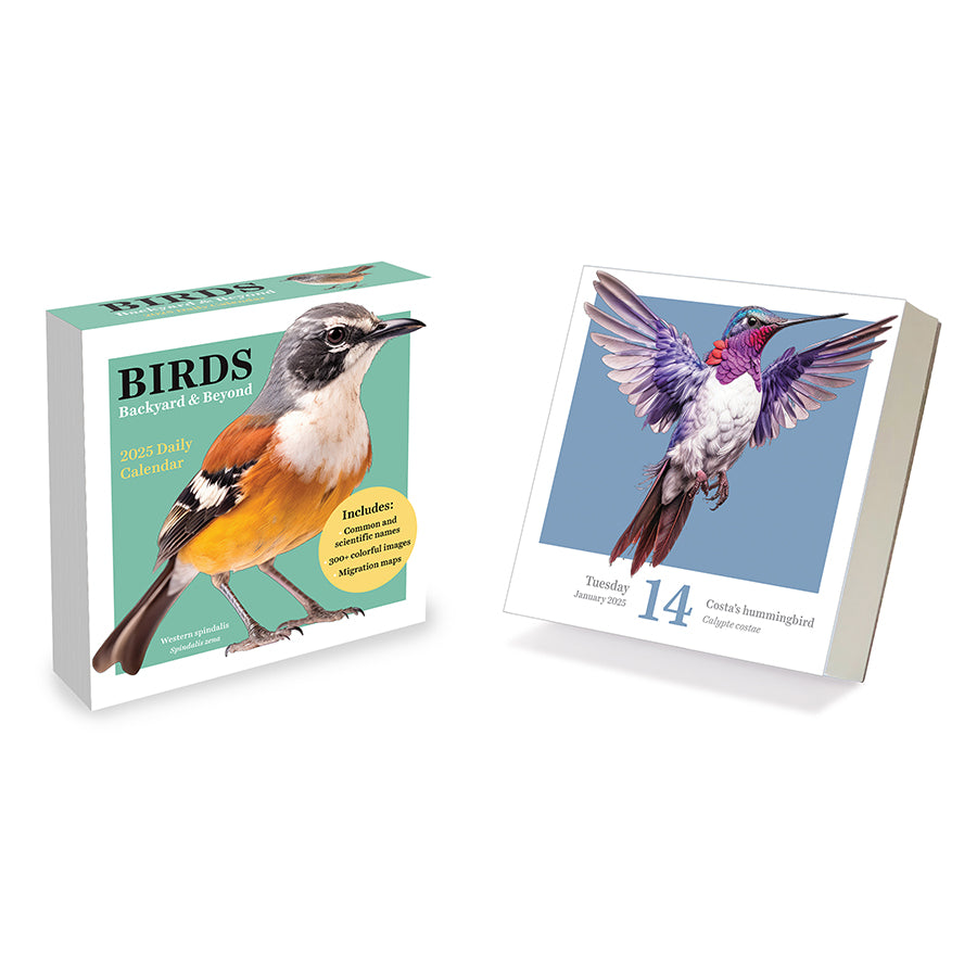 **FINAL SALE** 2025 Birds: Backyard & Beyond Daily Desktop Calendar