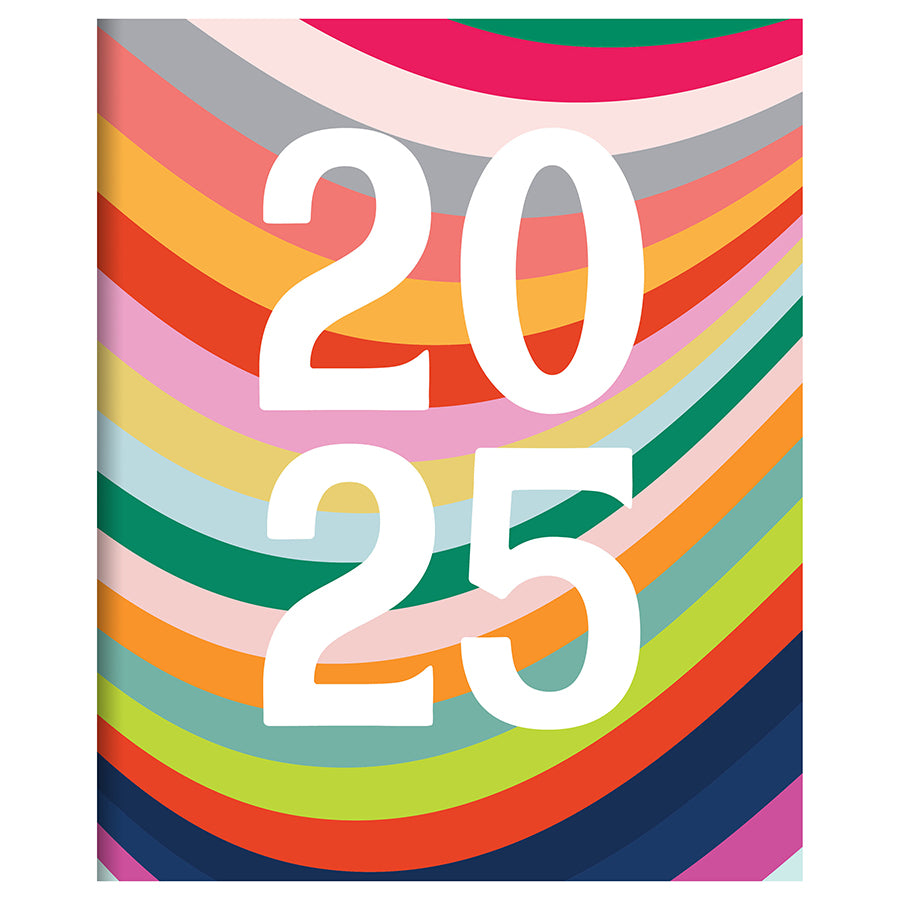 **FINAL SALE** 2025 Color Swoops Large Monthly Planner