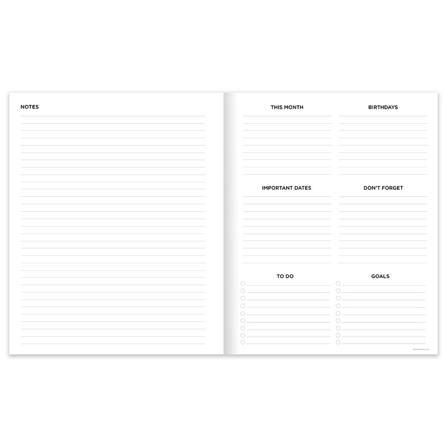 **FINAL SALE** 2025 Hazy and Purple Large Monthly Planner