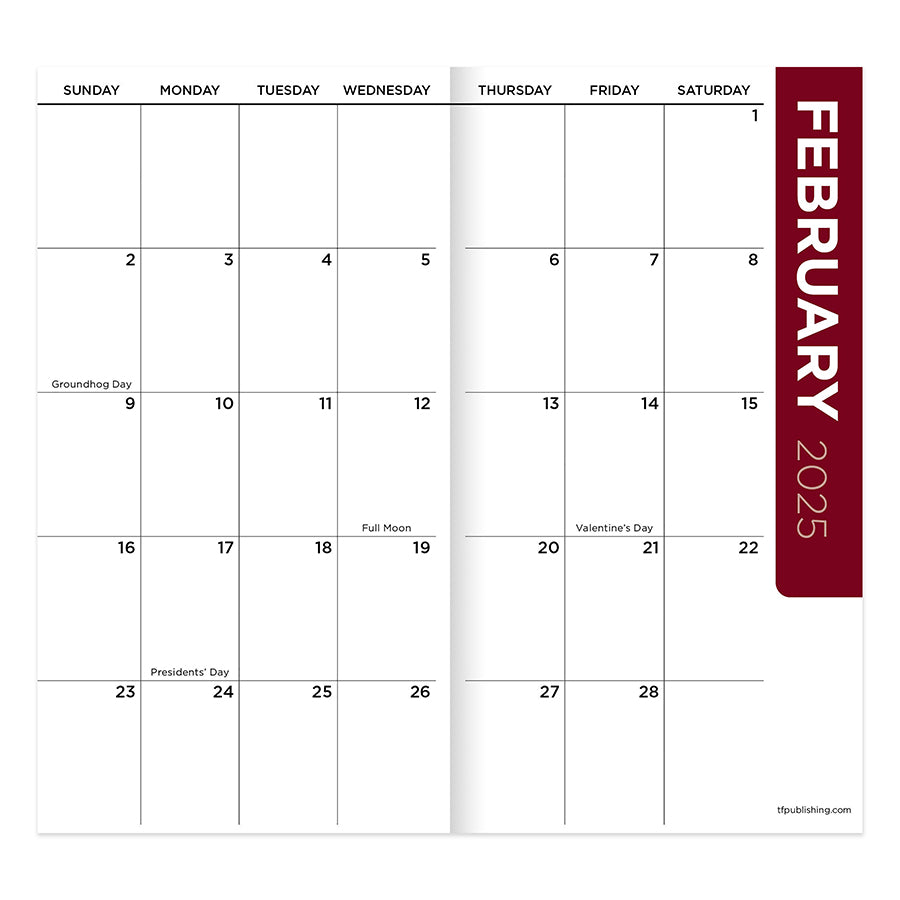 **FINAL SALE** 2025-2026 Blueberry Small Monthly Pocket Planner