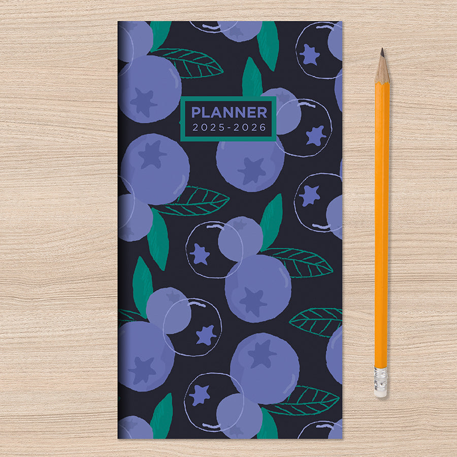 **FINAL SALE** 2025-2026 Blueberry Small Monthly Pocket Planner