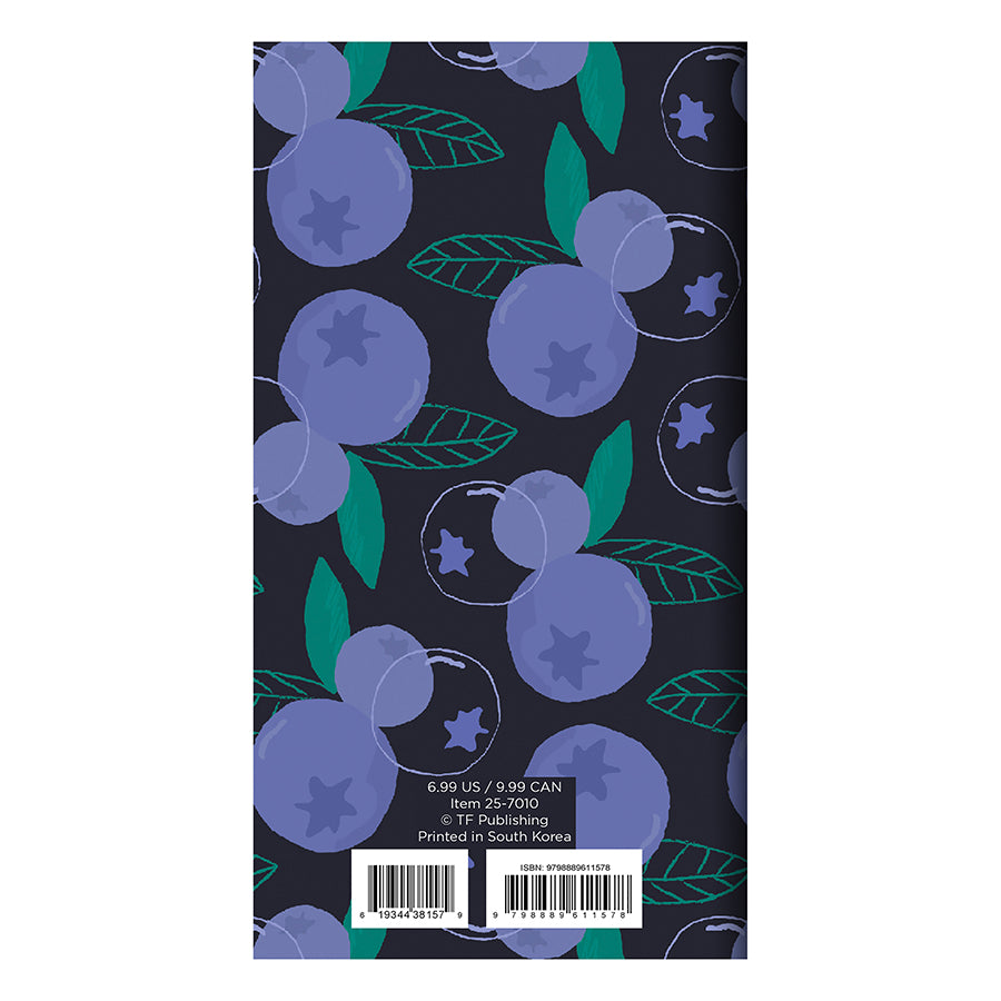**FINAL SALE** 2025-2026 Blueberry Small Monthly Pocket Planner
