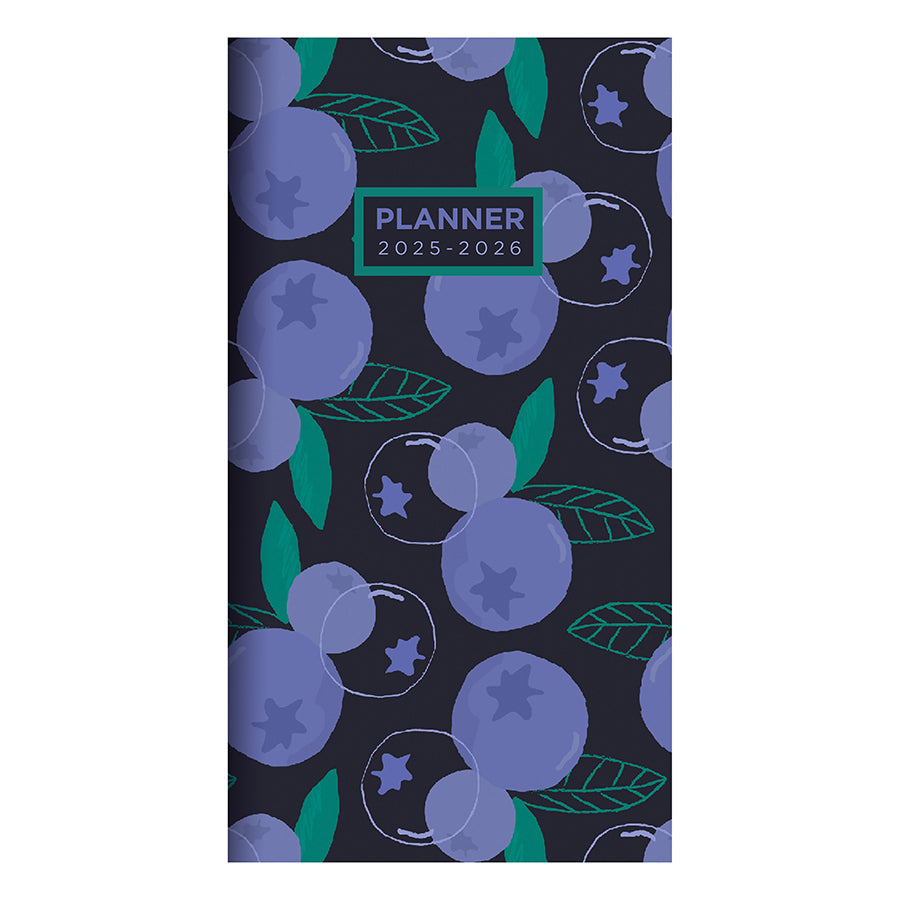**FINAL SALE** 2025-2026 Blueberry Small Monthly Pocket Planner