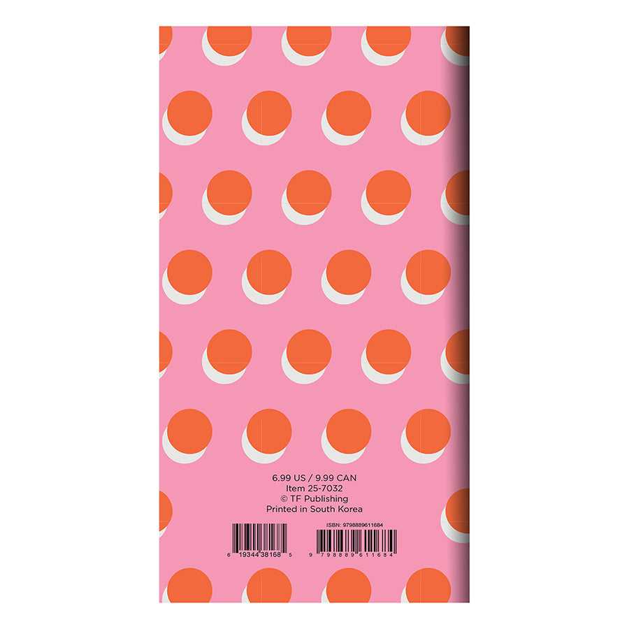 **FINAL SALE** 2025-2026 Pink Orange Crush Small Monthly Pocket Planner