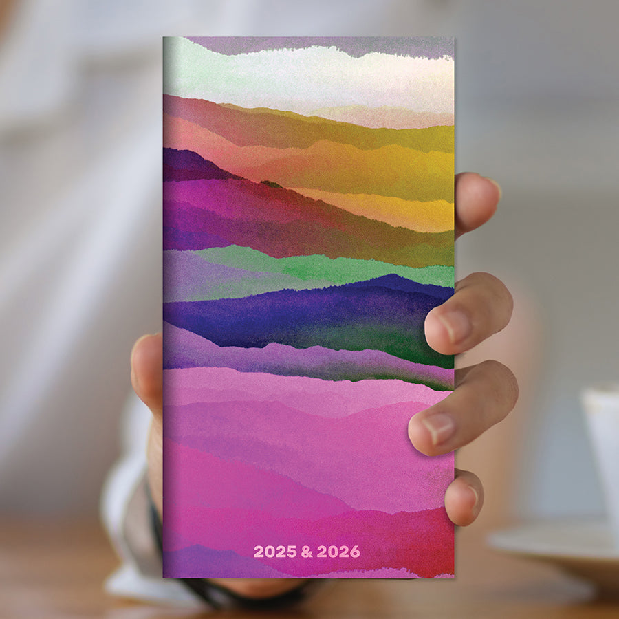 **FINAL SALE** 2025-2026 Purple Mountain Majesty Small Monthly Pocket Planner