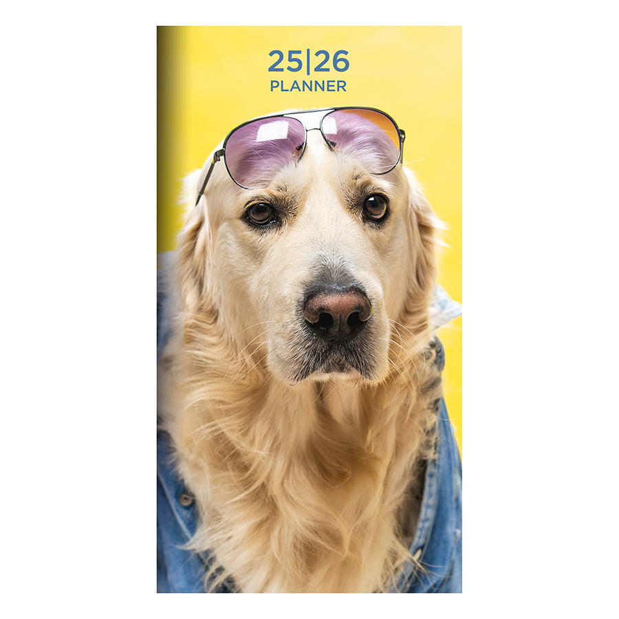 **FINAL SALE** 2025-2026 Sup Dog Small Monthly Pocket Planner
