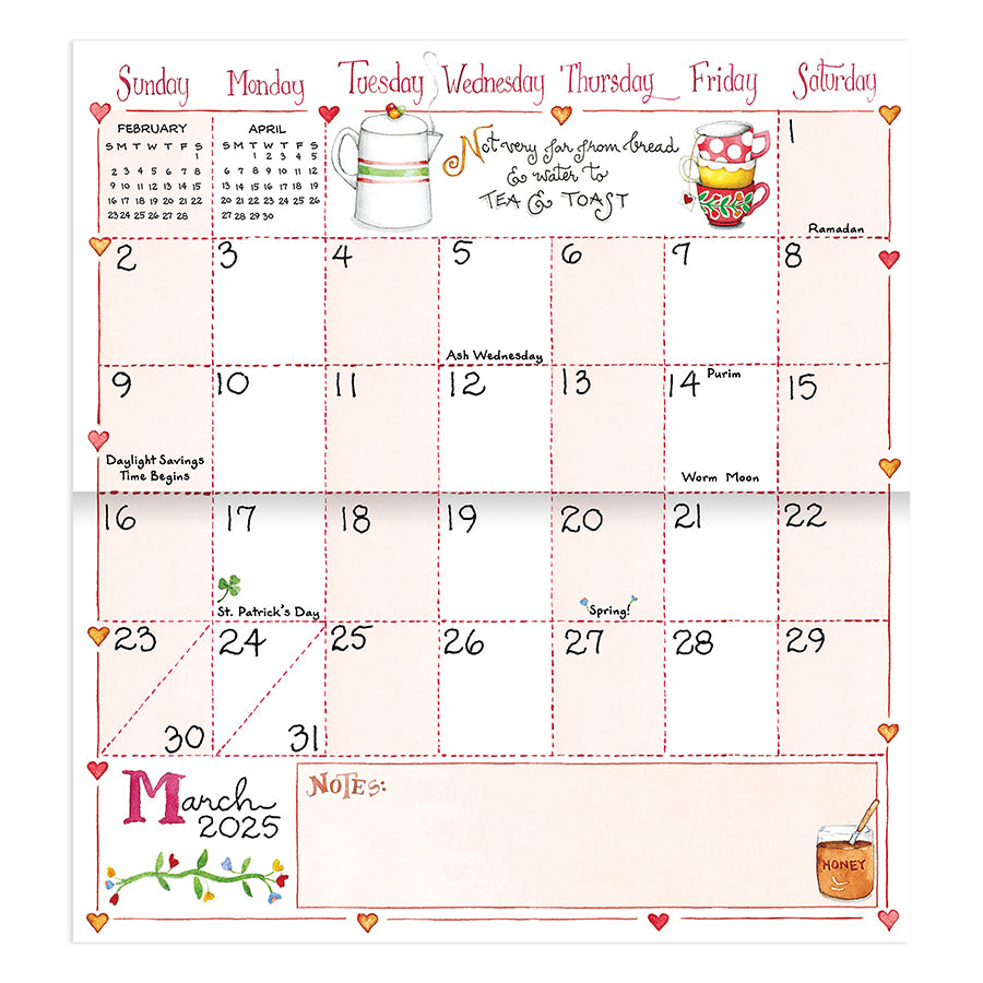 Susan Branch 2025 Wall Calendar