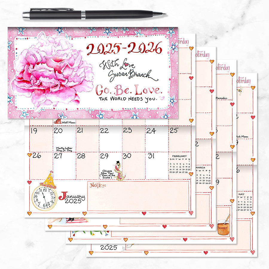 **FINAL SALE** 20252026 Susan Branch Small Monthly Pocket Planner TF