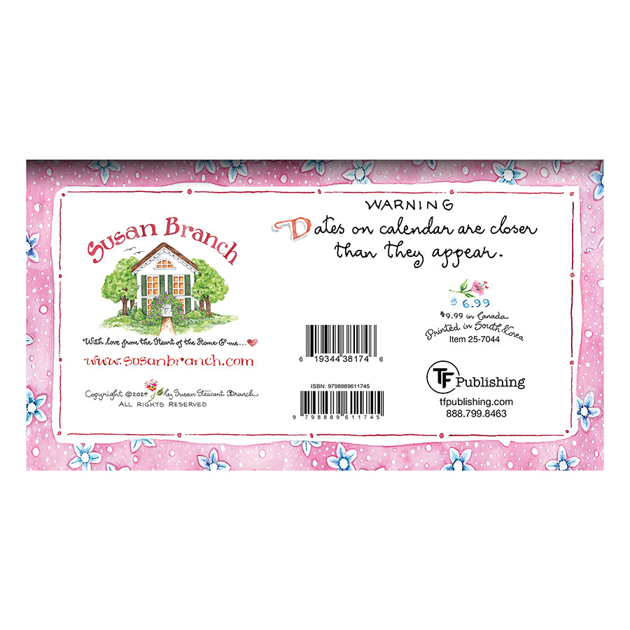 **FINAL SALE** 20252026 Susan Branch Small Monthly Pocket Planner TF
