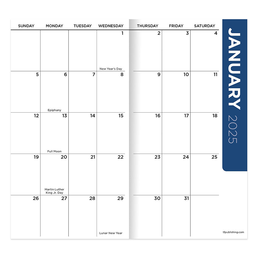 **FINAL SALE** 2025-2026 Yellow Botanical Small Monthly Pocket Planner