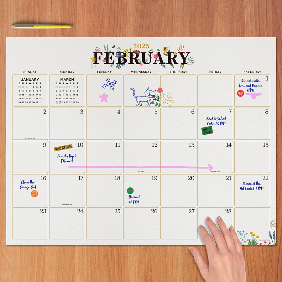 Large Desk Pads 22x17 TF Publishing Calendars + Planners