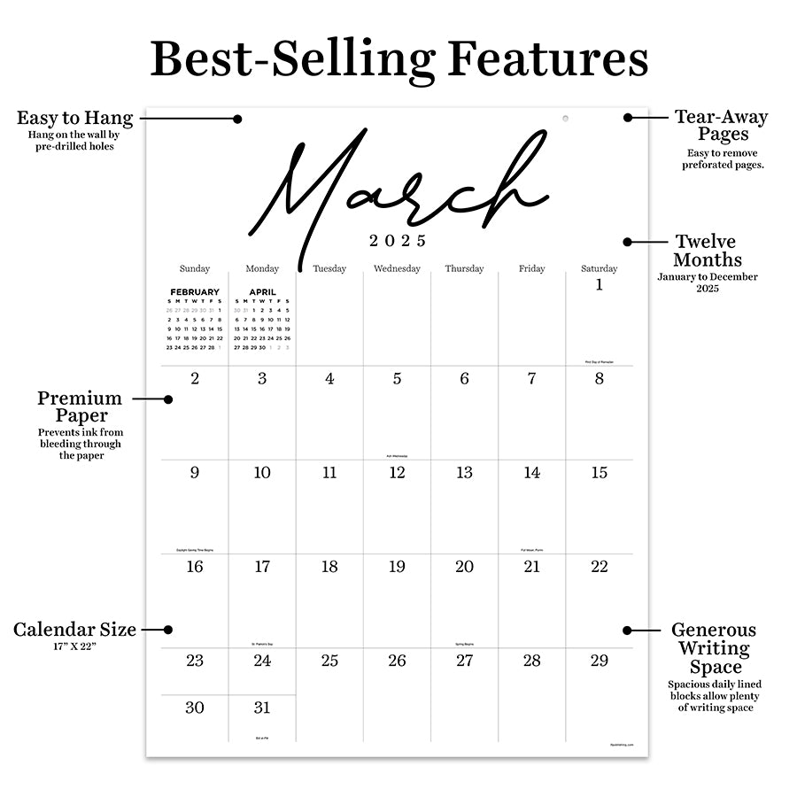 Wall Calendar 2025 Custom
