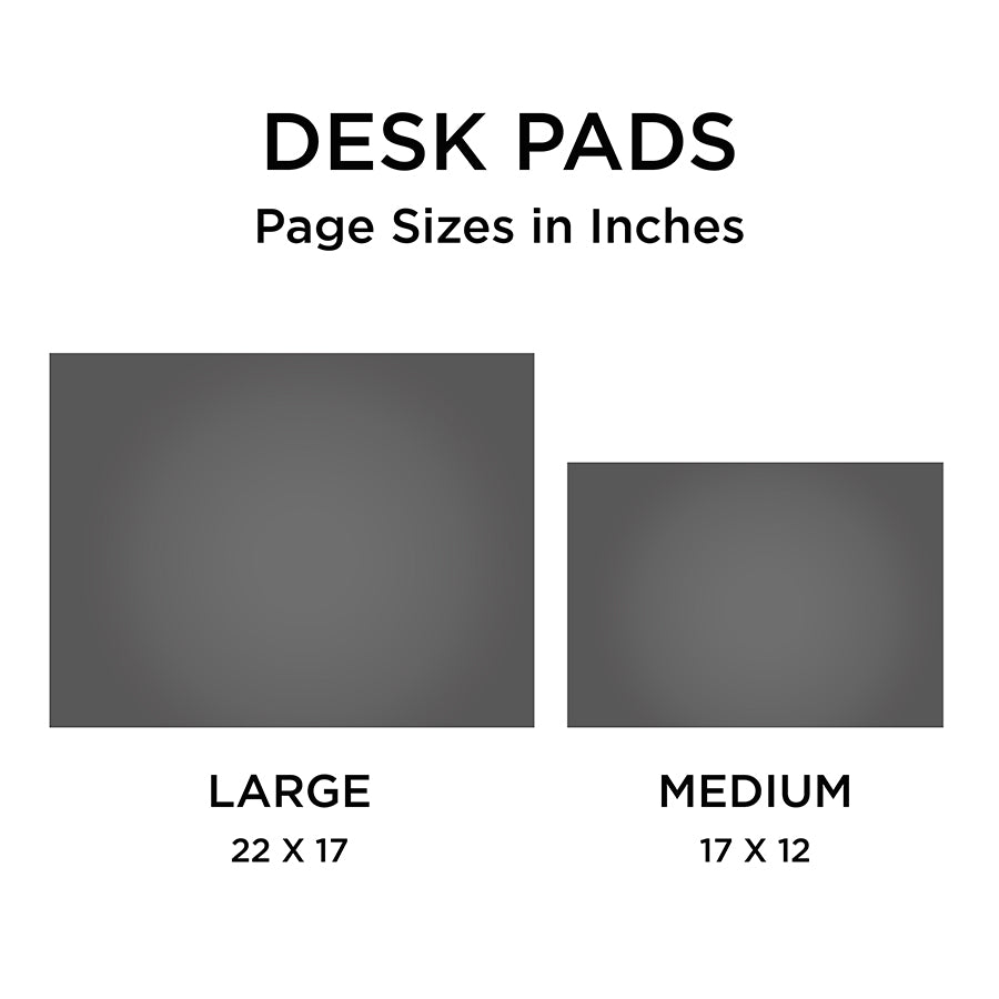 **FINAL SALE** 2025 Vintage Professional Medium Desk Pad Monthly Blotter Calendar