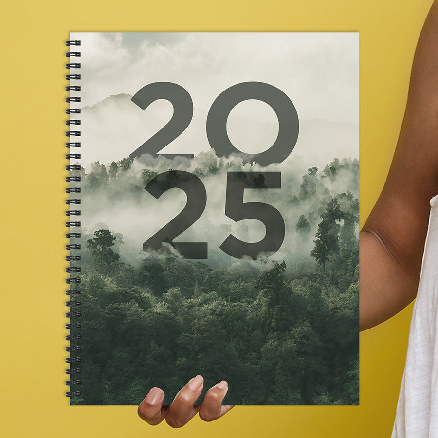 FINAL SALE** 2025 Forest Mist Large Weekly Monthly Planner | TF Publishing | Calendars + Planners - Journals + Stationery final-sale-2025-forest-mist-large-weekly-monthly-planner-tf-publishing-calendars-planners-journals-stationery