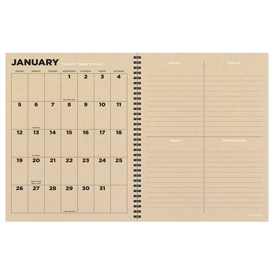 **FINAL SALE** 2025 Geometric Large Weekly Monthly Planner