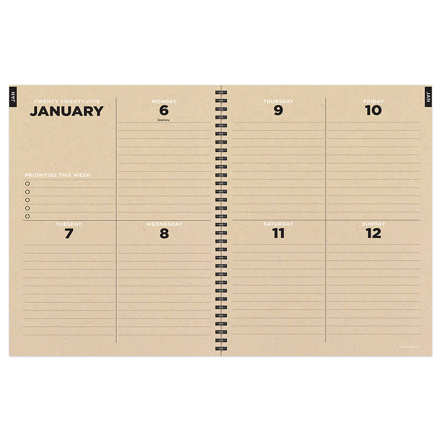 **FINAL SALE** 2025 Geometric Large Weekly Monthly Planner