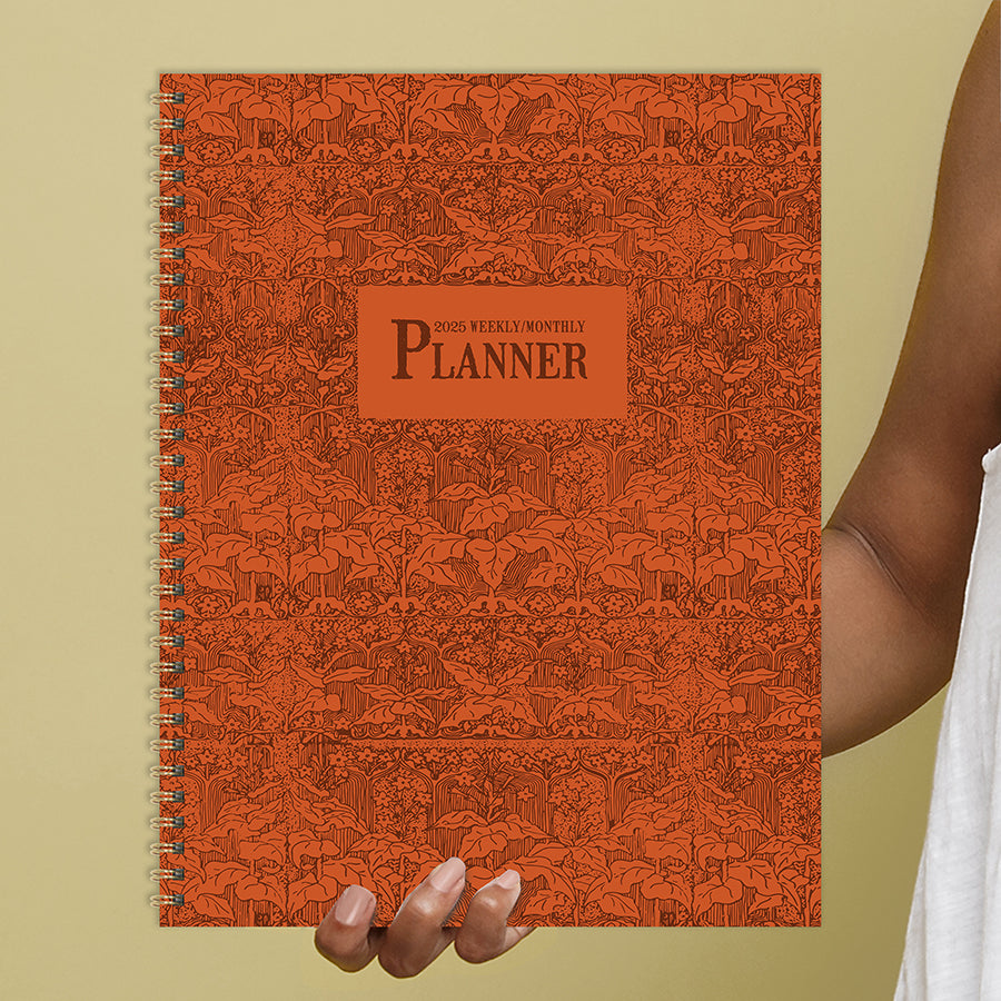 **FINAL SALE**  Baroque Marigold Large Weekly Monthly Planner
