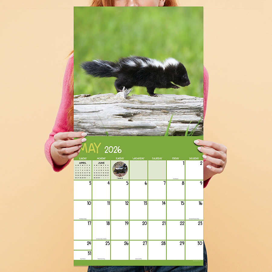 2026 Baby Animals Wall Calendar - 0