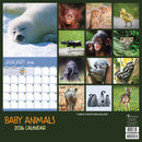 2026 Baby Animals Wall Calendar-5