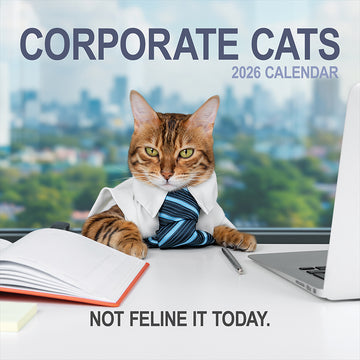 2026 Corporate Cats Wall Calendar