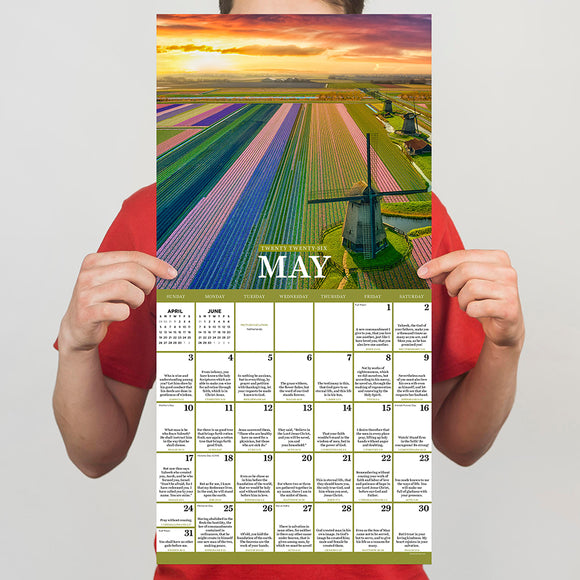 2026 Daily Verse Wall Calendar