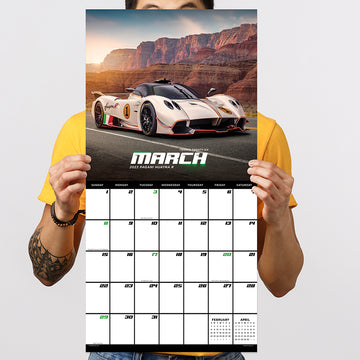 2026 Dream Cars Wall Calendar - 0