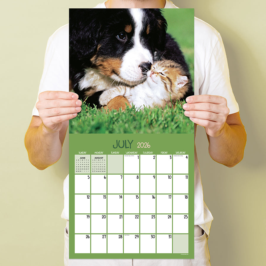 2026 Furry Friends Wall Calendar - 0