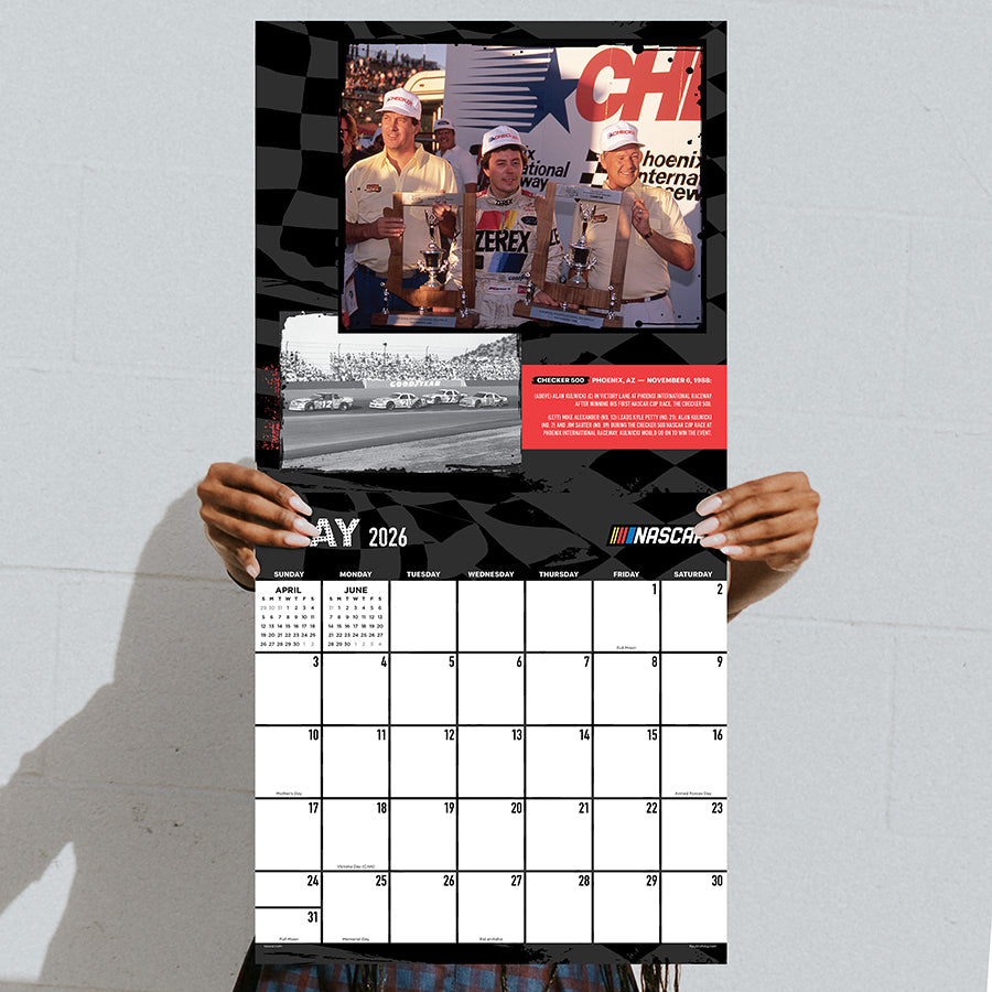 2026 Nascar Best Races Wall Calendar - 0