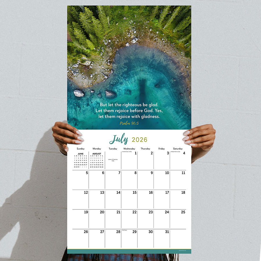 2026 Psalms Wall Calendar - 0