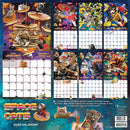 2026 Space Cats Wall Calendar-5